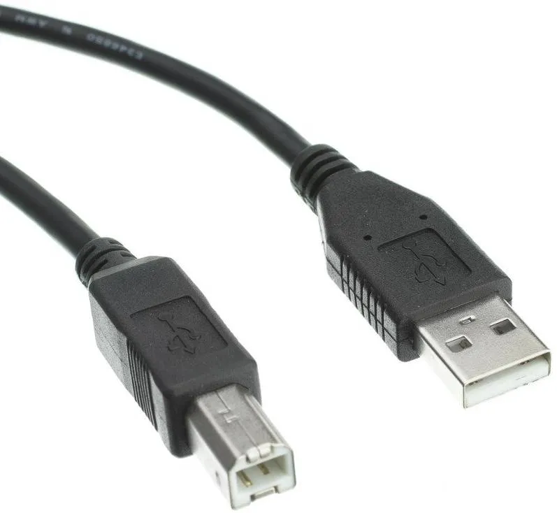 Spacer USB 2.0 tip A Male - USB 2.0 tip B Male 1.8m, negru