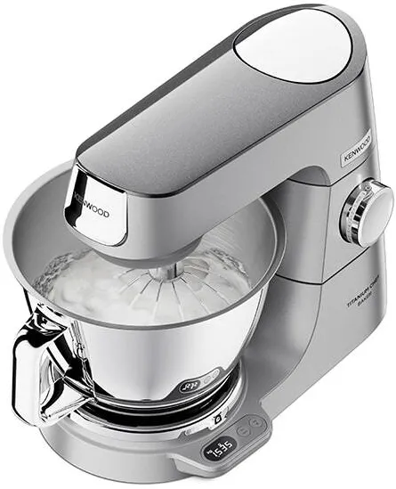 KENWOOD Robot de bucatarie Titanium Chef Baker KVC85.004SI, 1200 W, 5 litri, inox
