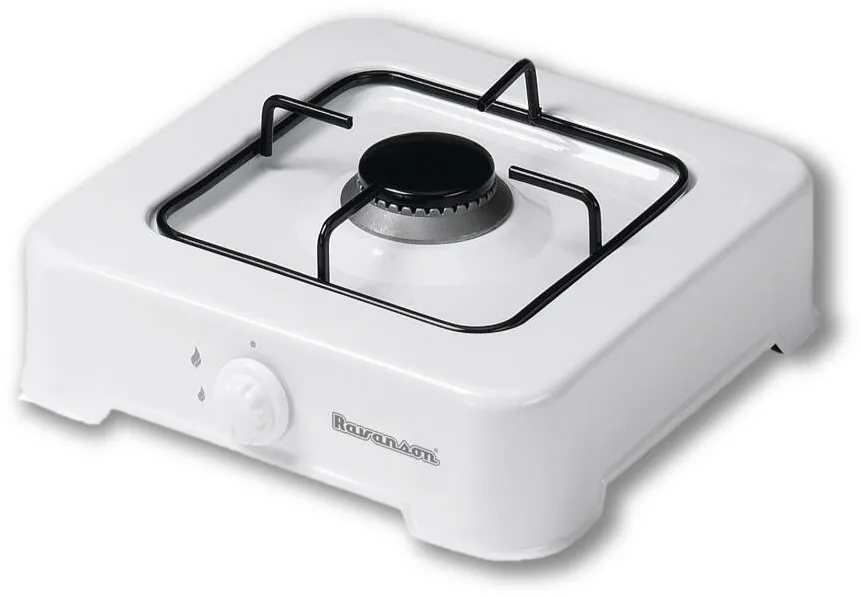 Plita Ravanson 1-burner gas cooker K-01T (White)