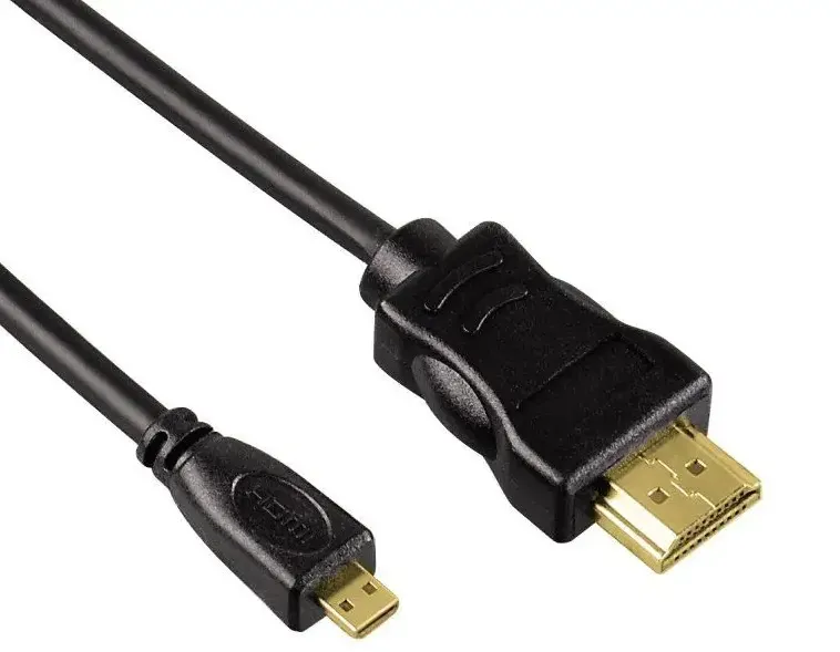 HAMA Cablu Audio-Video HDMI/HDMI-micro cable 0,5 m High Speed ethernet  74239