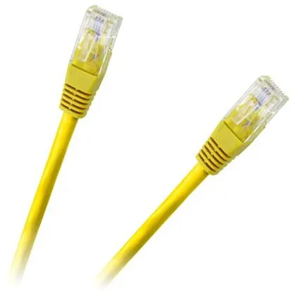Accesoriu Retea LECHPOL PATCHCORD UTP CAT 6E CCA GALBEN 0.5M