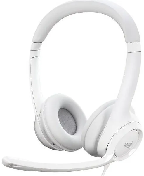 Casti Over-Head LOGITECH On-Ear, H390 Stereo White