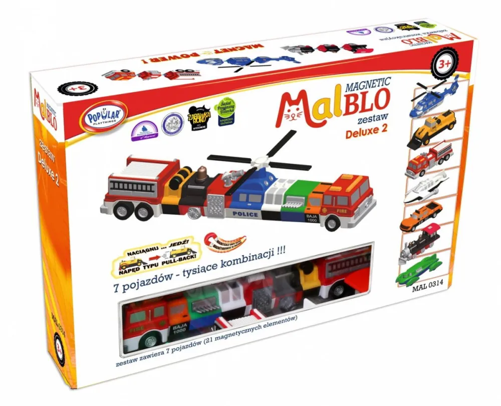 Masinuta MALIK Malblo Magnetic vehicles deluxe 2