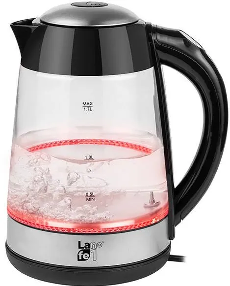 Fierbator apa Lafe CEG015, 1.7L, 2200W, Transparent