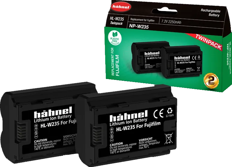 HAHNEL Baterie Fujifilm HL-W235 / NP-W235 Twin Pack