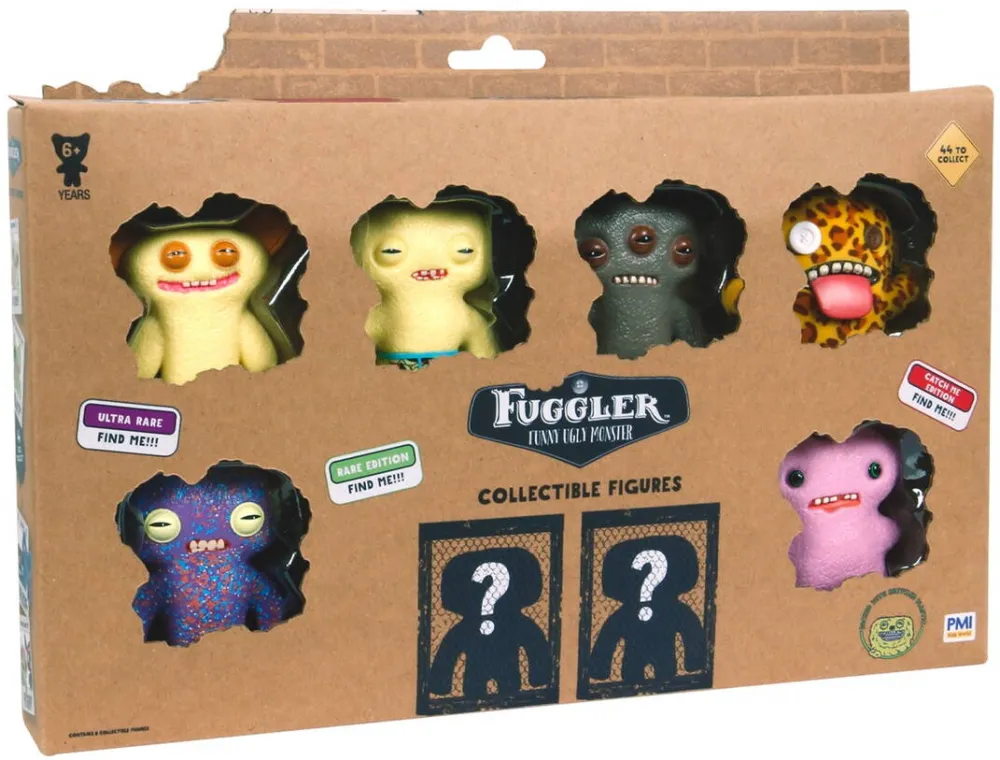 P.M.I. Kids World FUGGLER S1 COLLECTIBLE FIGURES -8 PACK DELUXE BOX D