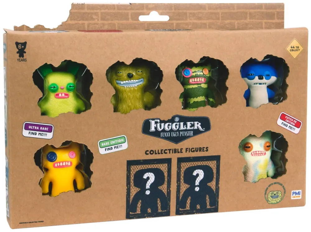 P.M.I. Kids World FUGGLER S1 COLLECTIBLE FIGURES -8 PACK DELUXE BOX E