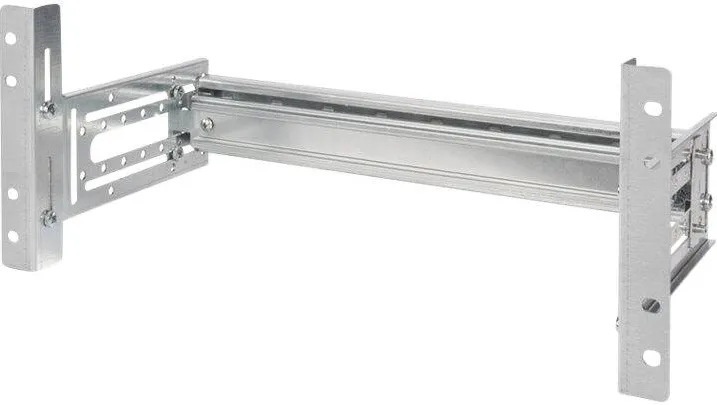 Rack Digitus 483 mm (19“) DIN Rail Holder, 4U, 178x483x223 mm, galvanized incl. din rail, variable depth and height