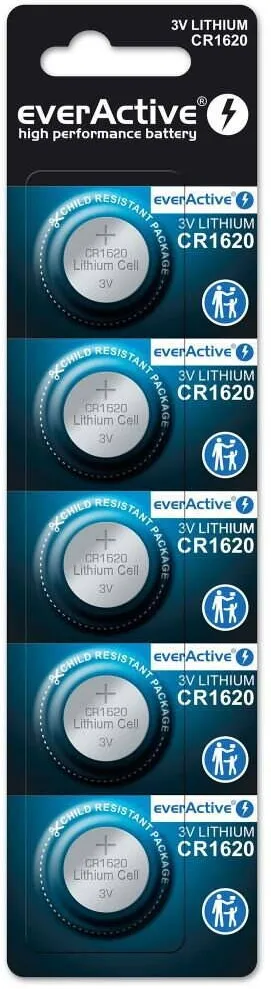 everActive Lithium battery mini CR1620 5 pcs.