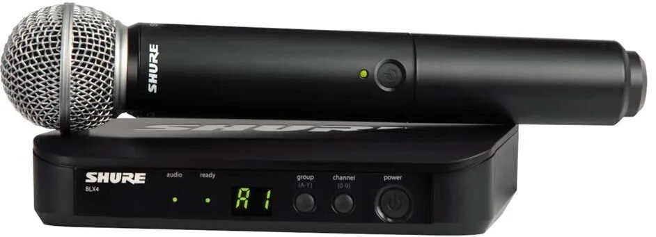 Microfon Shure Shure BLX24E/SM58-H8E - Wireless vocal system with SM58 microphone