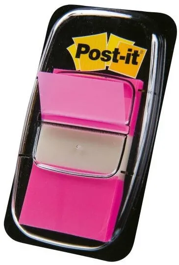 3M PageMarker Post-it, 25x43mm, 50 file, Index, roz