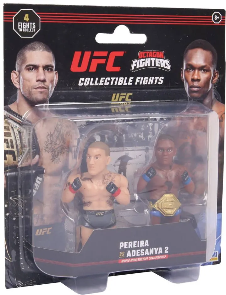 P.M.I. Kids World UFC OCTAGON FIGHTERS S1 COLLECTIBLE FIGHTS - PEREIRA VS. ADESANYA 2