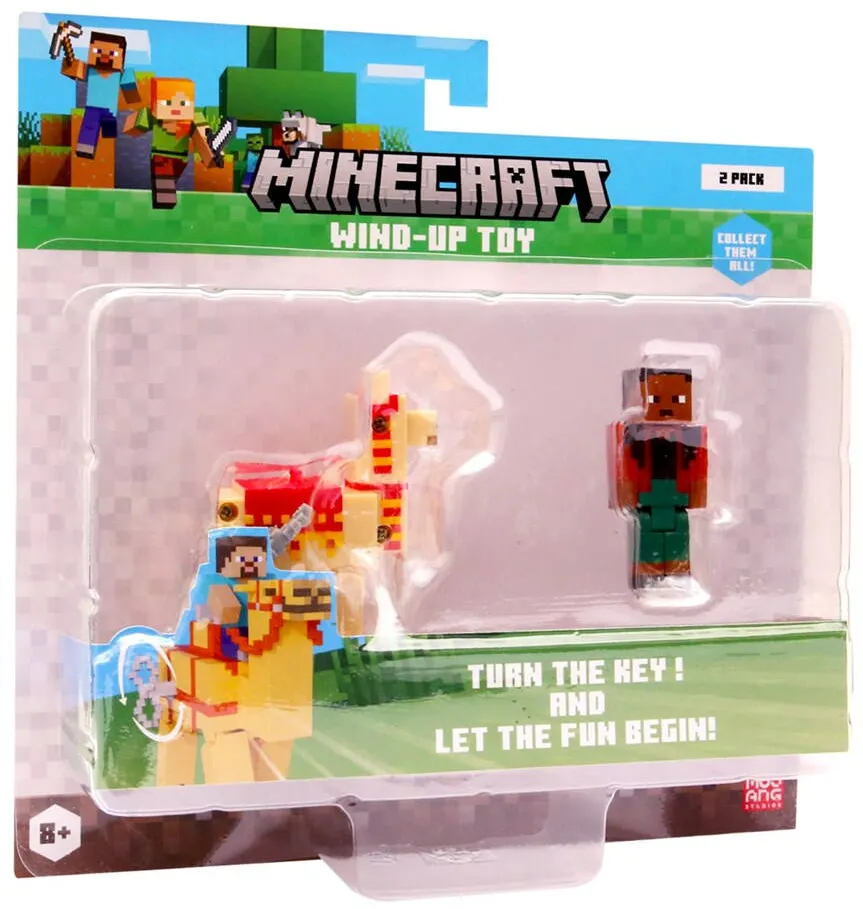 P.M.I. Kids World MINECRAFT S2 3D WIND-UP TOY - NOOR & LLAMA