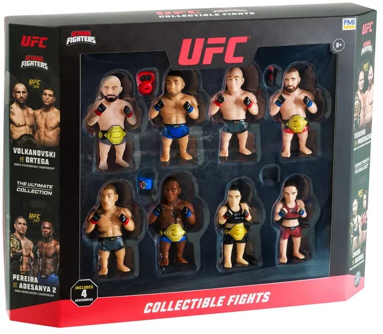 P.M.I. Kids World UFC OCTAGON FIGHTERS S1 COLLECTIBLE FIGHTS - 8 PACK DELUXE BOX
