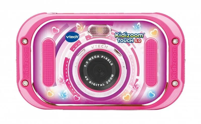 Aparat foto compact VTech digitala pentru copii VTech KidiZoom Touch 5.0, roz