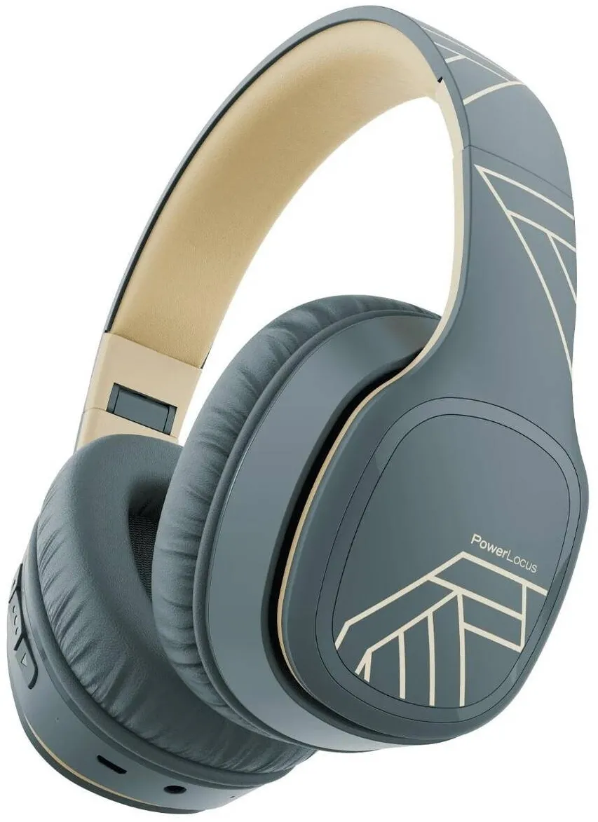 Casti Over-Head PowerLocus Casti PowerLocus Bluetooth Wireless Over-Ear P7 Asphalt Grey