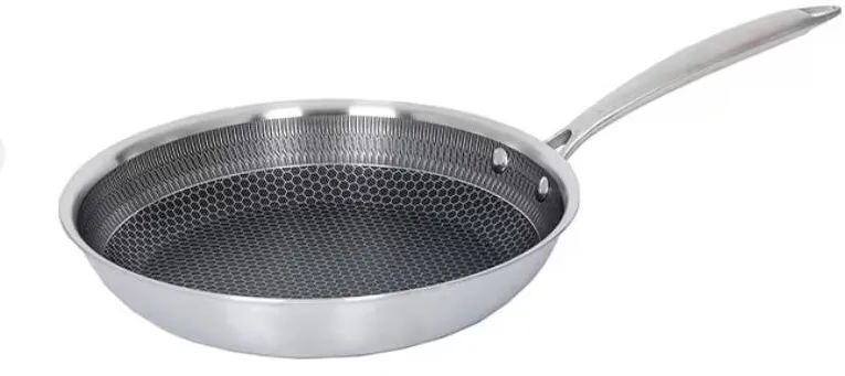 MYRIA Tigaie rezistenta MYRIA MC4002, 28cm, inox, argintiu-inductie si toate sursele de caldura