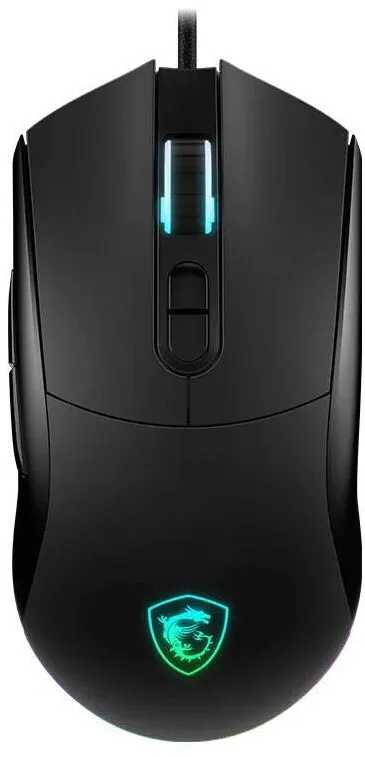 Mouse MSI gaming Msi Forge GM320, 12800DPI, RGB, negru