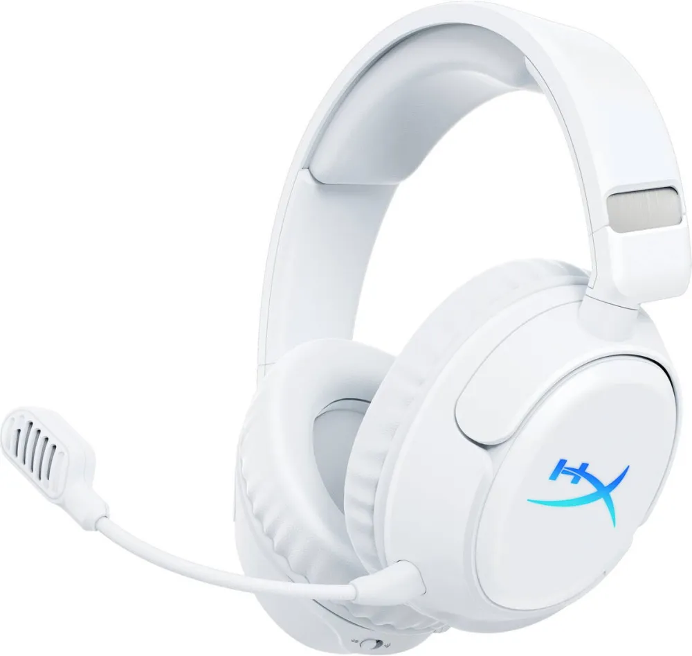 Casti Over-Head HyperX Casti gaming wireless HyperX Cloud Flight 2, iluminare RGB personalizabila cu placute detasabile pentru cupe, autonomie max 100 ore, 2.4GHz/Bluetooth, software NGENUITY, Instant Pair cu anumite laptopuri OMEN, multiplatforma
