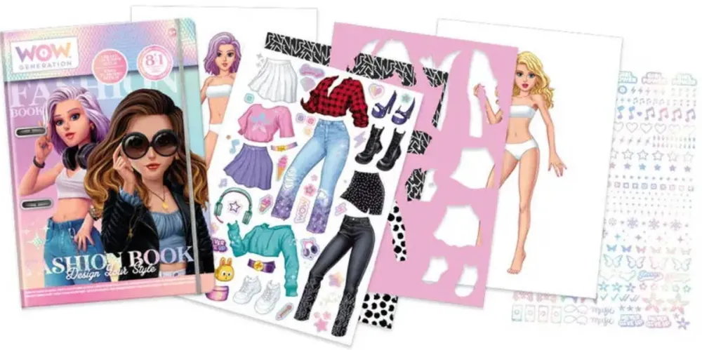 Jucarie Educationala Kids Euroswan Kit Creativ, WoW Generation, Roz