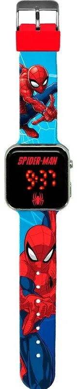 Jucarie Educationala Kids Euroswan Ceas cu LED Spiderman Action