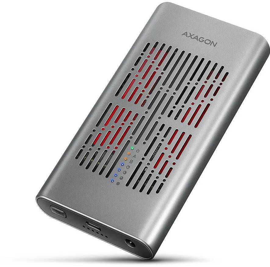 Rack AXAGON Rack Hard-disk, AXAGON, EEM2-20GD, USB-C, 20Gbps, argintiu