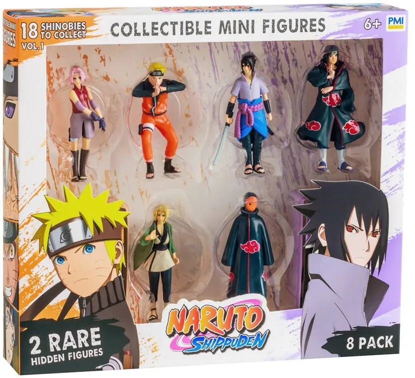P.M.I. Kids World NARUTO SHIPPUDEN FIGURES - 8 PACK DELUXE EDITION VER. C