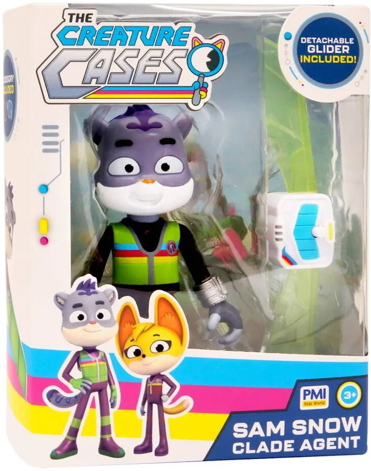 P.M.I. Kids World CREATURE CASES S1 CLADE AGENT ACTION FIGURE - SAM SNOW
