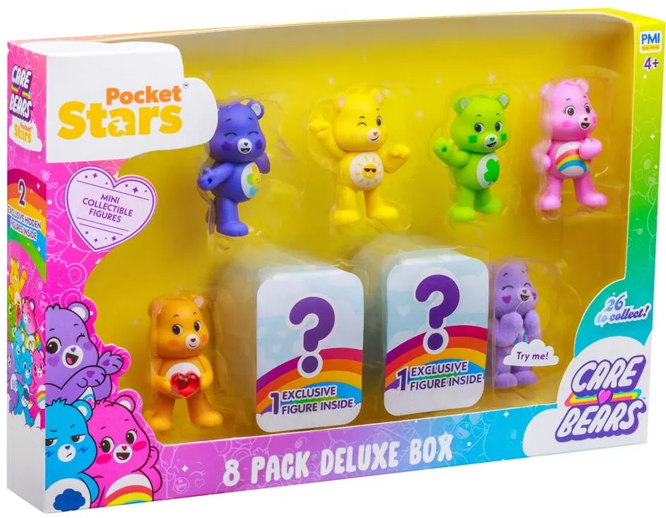 P.M.I. Kids World CARE BEARS S1 FIGURES - 8 PACK DELUXE BOX (ASSORTMENT)