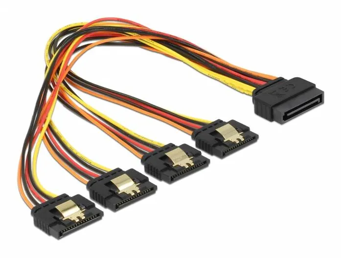 Cablu DELOCK 60157, power extension  - SATA power to SATA power - 30 cm