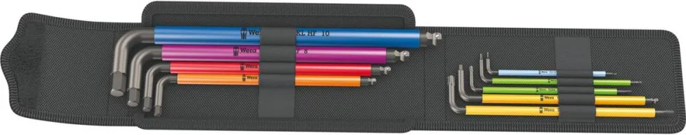 WERA Bicycle Set 4 L Keys set w. lightweight pouch