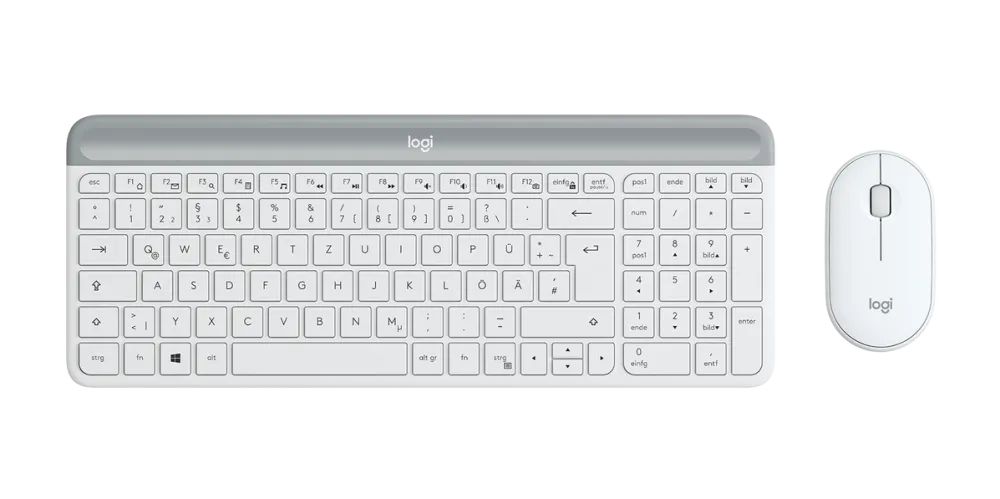 Kit Periferice LOGITECH Wireless Combo MK470 OFFwhiteITE - Layout DE