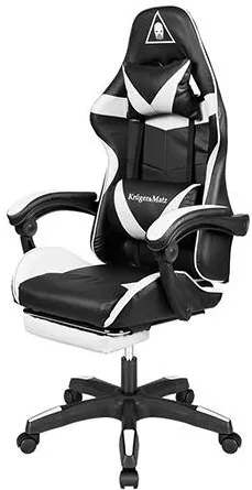 Scaun Gaming Kruger&Matz GX-150 Negru / Alb
