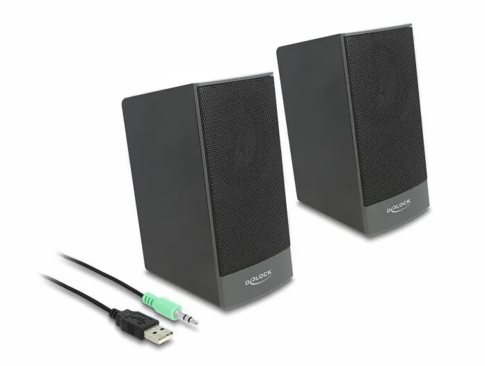 Cablu DELOCK Stereo 2.0 PC Lautsprecher 3,5mm nstecker USB
