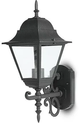 V-TAC Corp iluminat montaj perete E27 IP44 - negru mat