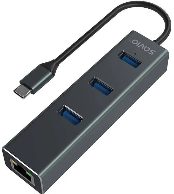 Hub USB SAVIO AK-57 USB-C 3.1