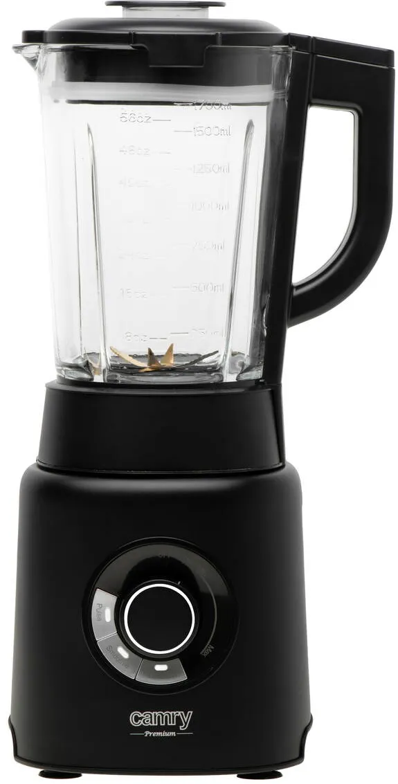 Blender CAMRY CR 4089 2000 W vas sticla 1.7 L zdrobire gheata negru