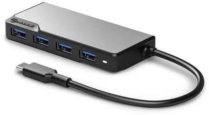 Docking Station Alogic Alogic Fusion Swift USB-C 4-Port Hub Space Gray