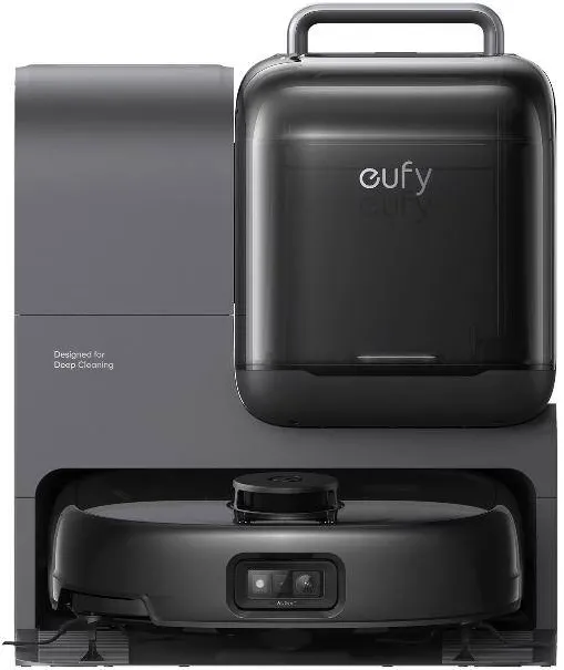 Anker Robot All-in-One Anker Omni E28, 20.000 Pa, aspirare uscata si umeda, deep cleaner, HydroJet, Wi-Fi, BTH, App, multi-suprafete, volum rezervor 3L, Negru