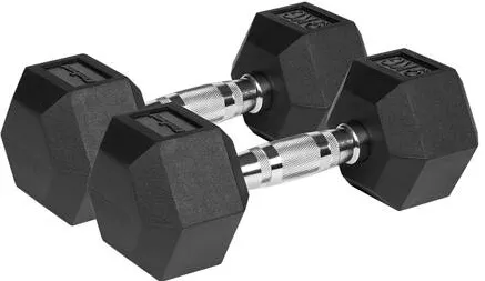 Rebel GANTERE DUMBBELL HEX FONTA CAUCIUCATA 2X9KG REBEL ACTIV