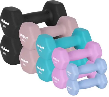 Rebel GANTERA FONTA INVELIS NEOPREN HEX SET 10 BUC 30KG REBEL