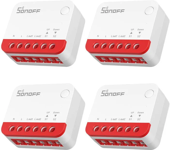 Sonoff Comutator inteligent pentru obloane rulante Zigbee Sonoff MINI-ZBRBS (pachet de 4)