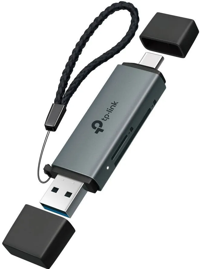 TP-Link Adaptor HUB USB si USB-C TP-Link UA430D, la SD si microSD 3.0 cititor de carduri
