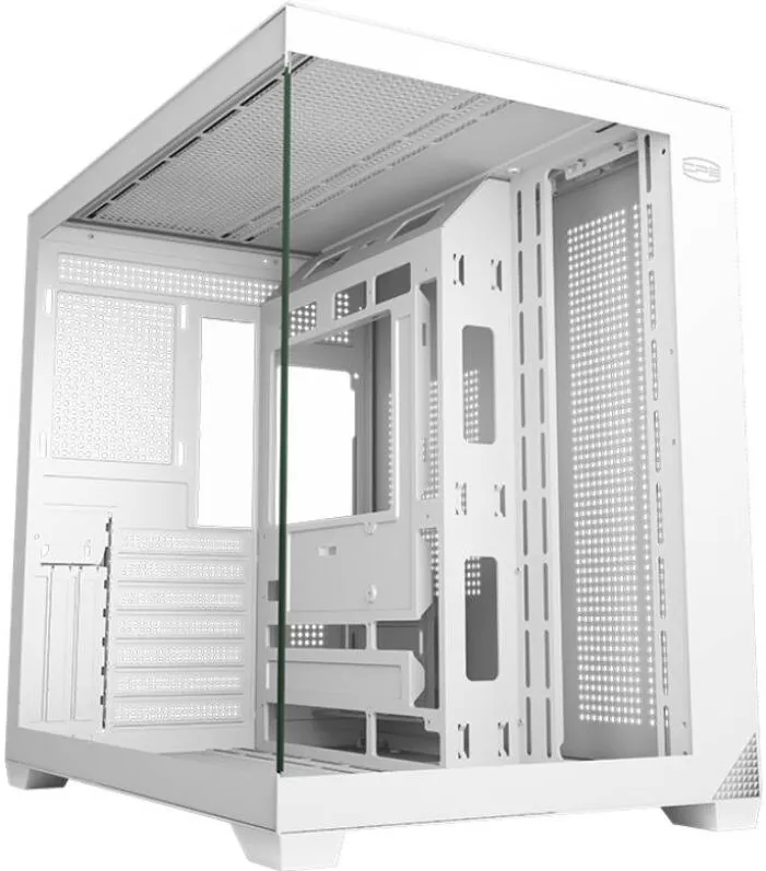 Carcasa PC PCCOOLER "C3 T700 Wh", middle tower, gaming, fara sursa, suporta 10xfan, USB Type-C x 1, USB 3.0 x 1, USB 2.0 x 1, audio+mic, 7 sloturi expansiune, alb, "C3 T700 WH"