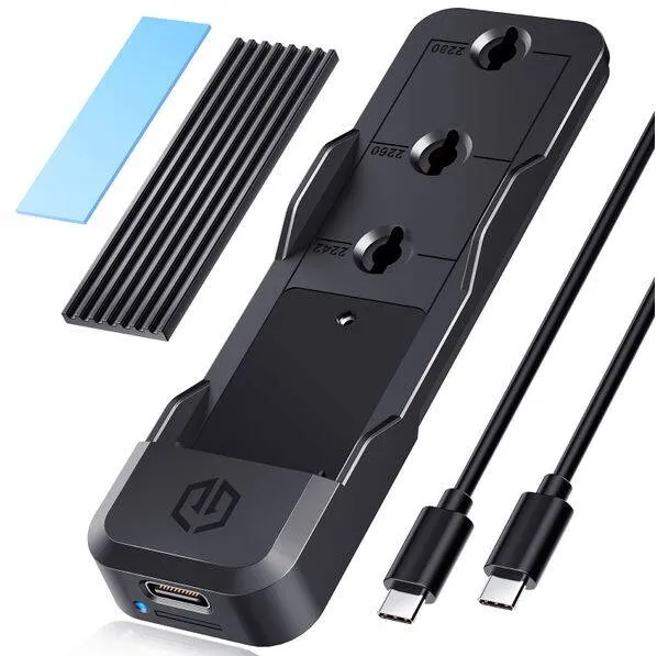 Docking Station GrauGear Graugear G-M207-10G M.2 Docking Station, NVMe und SATA Support, USB 3.1 - Schwarz
