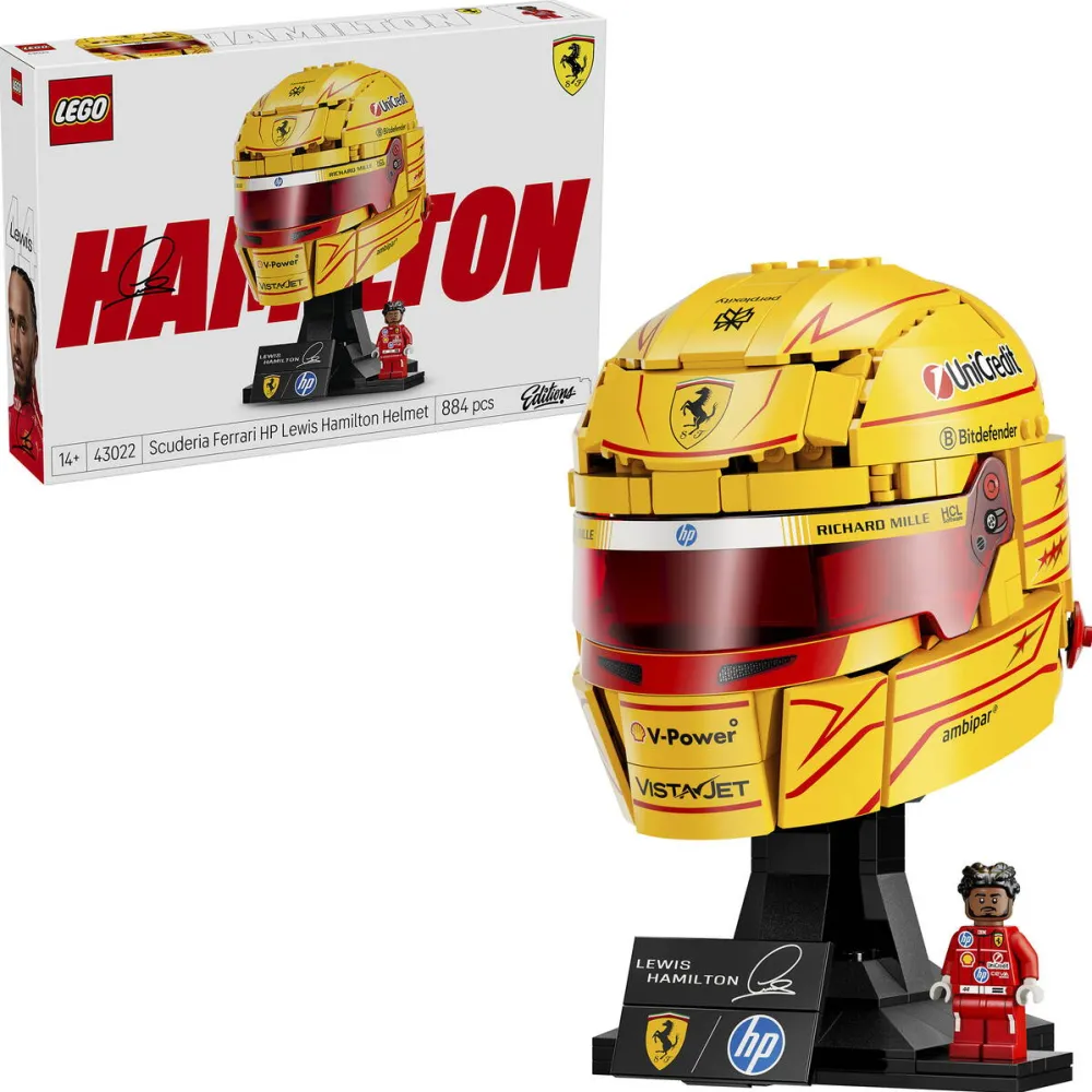LEGO 43022 Editions Scuderia Ferrari HP Lewis Hamilton Helmet