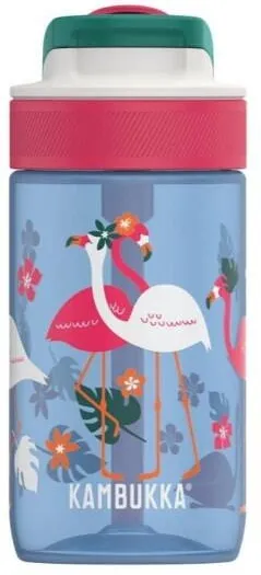 Kambukka Kambukka Lagoon 400ml Blue Flamingo baby water bottle