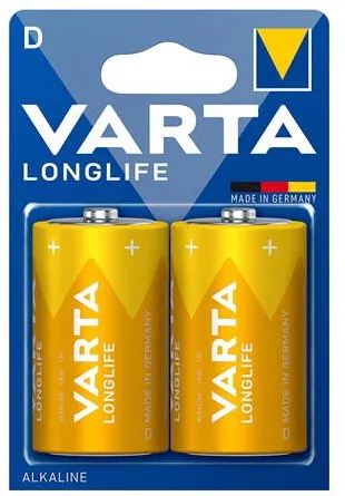 VARTA alcaline batteries R20 (typ D) 2pcs longlife
