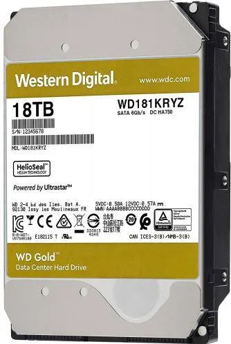 Hard Disk WD Gold Enterprise 18TB SATA-III 3.5 inch 7200rpm 512MB