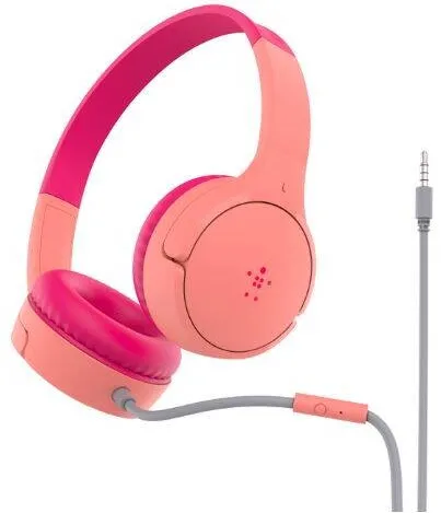 Casti BELKIN SOUNDFORM Mini On-Ear Wired Pink For Kids